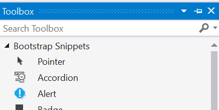 Bootstrap Snippet Pack for Visual Studio - Day 10 - 24 days of "Front-end Development with ASP.NET Core, Angular, and Bootstrap"